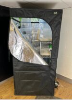 A picture of a magic mushroom grow tent.